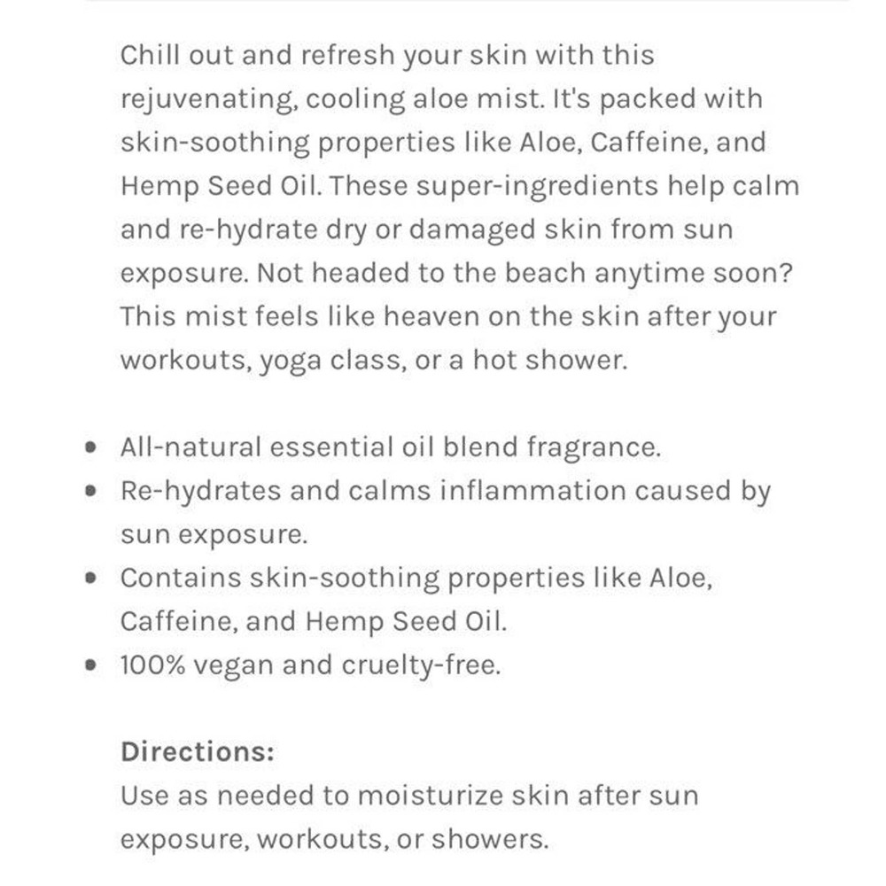 CORAL SUN Aloe Spray 8 Fl Oz / 237 mL ~ NEW ~ FAST SHIPPING - Picture 2 of 2